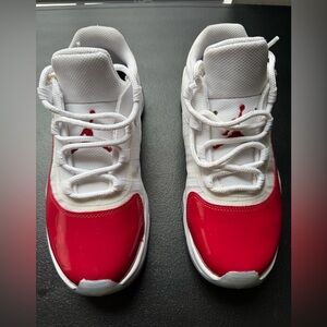 Boys Red and White Sneakers Air Jordan